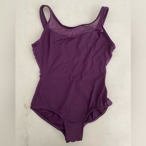 Natalie Couture Tank Mesh Leotard